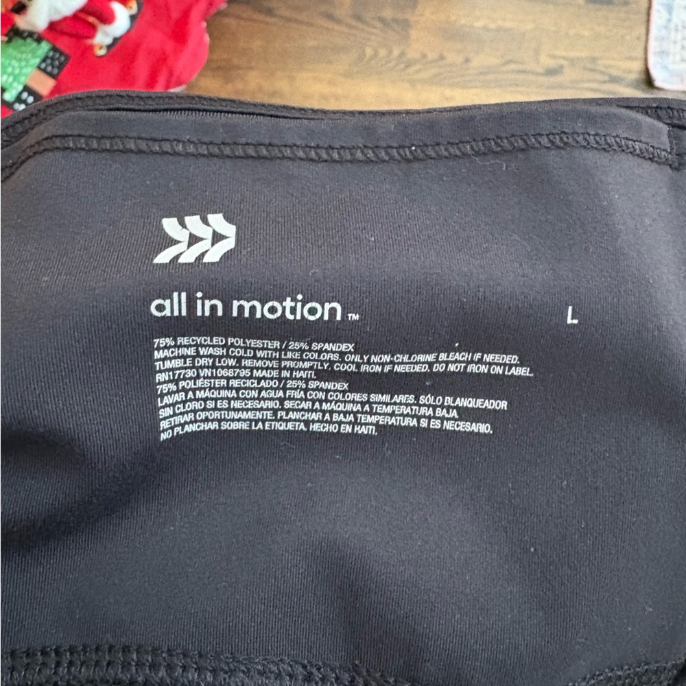 all in motion Black Boot-Cut Flare Workout Pants - Picture 5 of 5